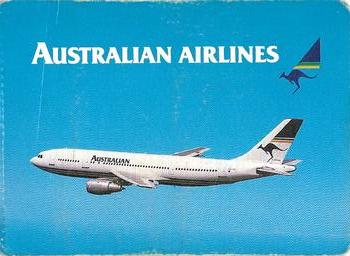1989 Scanlens VFL #36 Australian Airlines Ad Front